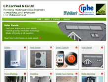 Tablet Screenshot of cpcantwell.co.uk